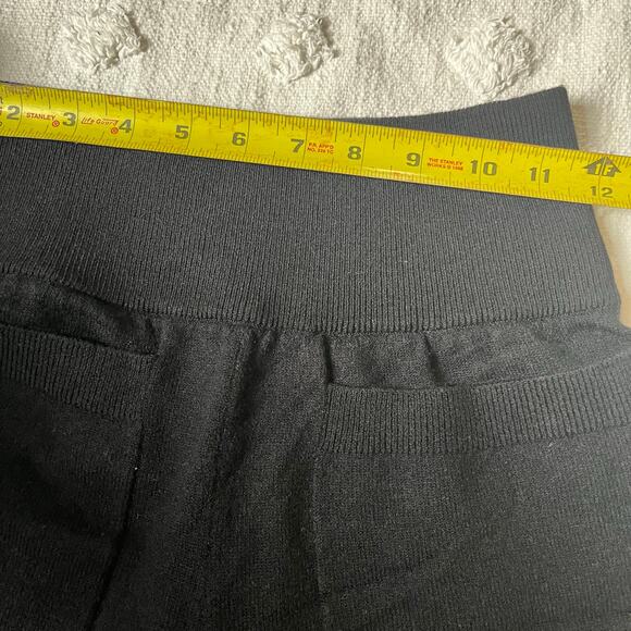 Wilfred Knit Wide Leg Pants Crop Women’s M Stretch Flowy Beach Coastal Lounge - Picture 6 of 7